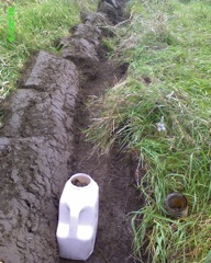 jug in furrow